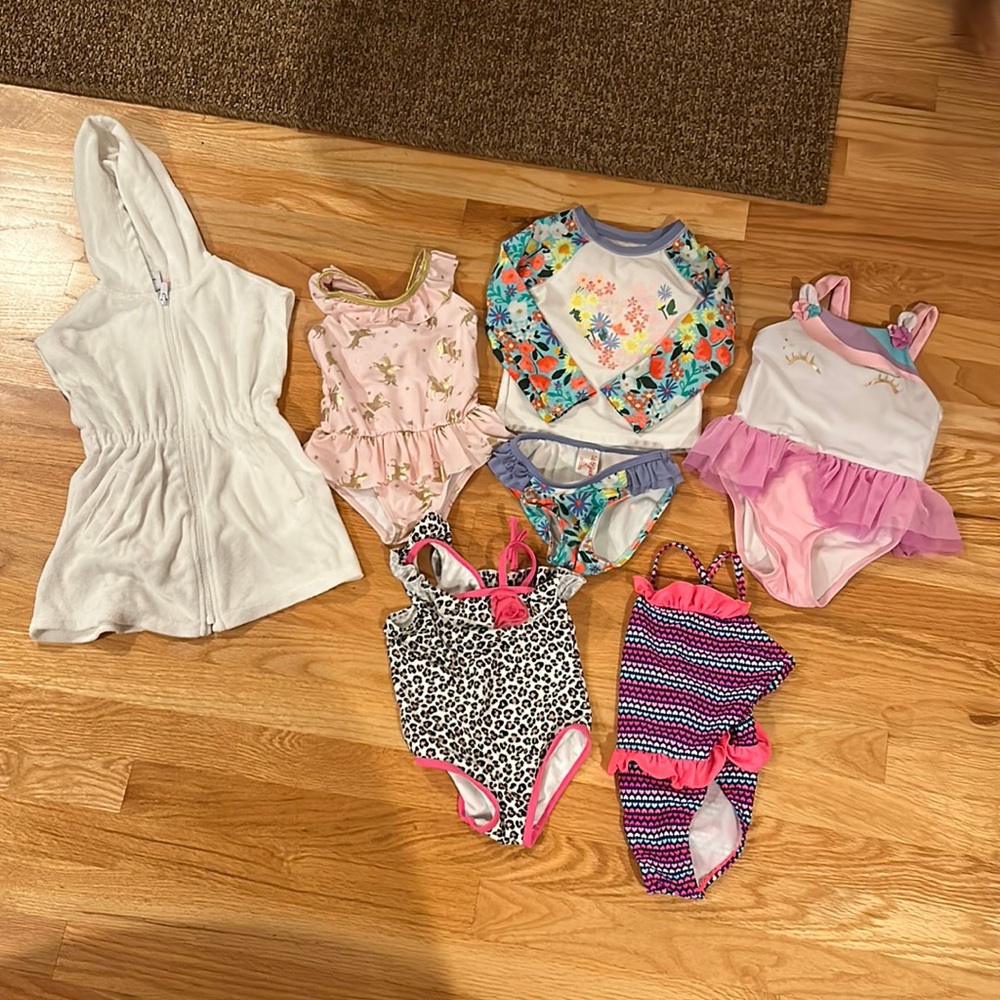 Swimsuit and Coverup Lot 2T